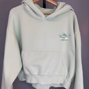 Boys Lie Mint Green Hoodie Angel Graphic “Get Blocked” OSO‎